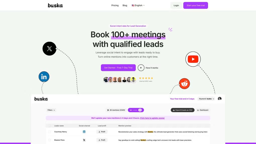 Buska.io — Site internet créé par Fibroweb, agence web à Perpignan